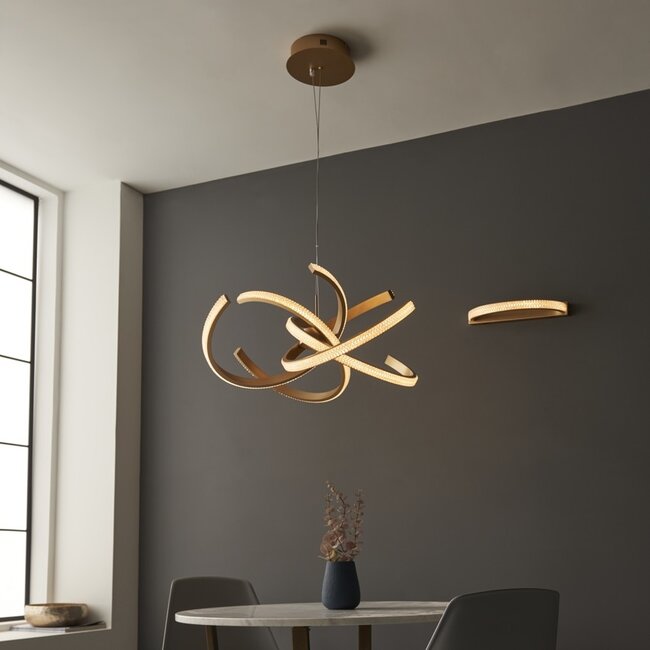 Lorenzo 4lt Pendant - Gold