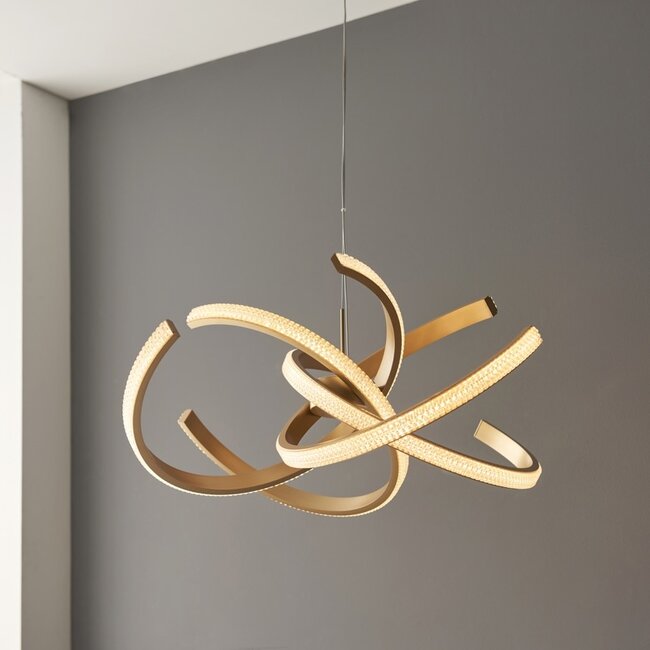 Lorenzo 4lt Pendant - Gold - Factory Second