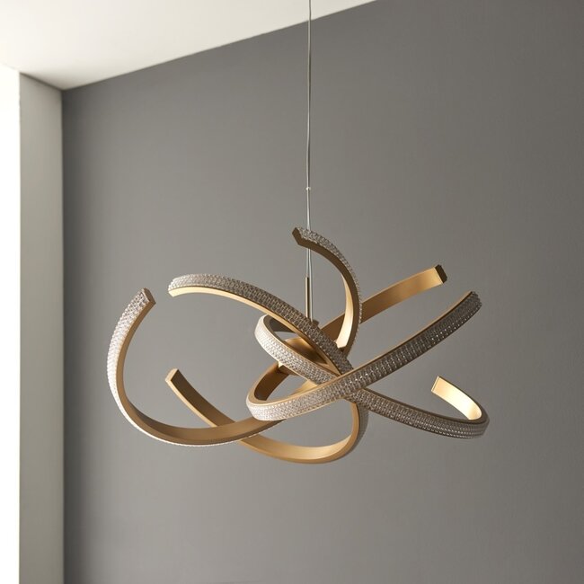 Lorenzo 4lt Pendant - Gold