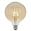 E27 LED 6W filament globe G125 Amber - Factory Second