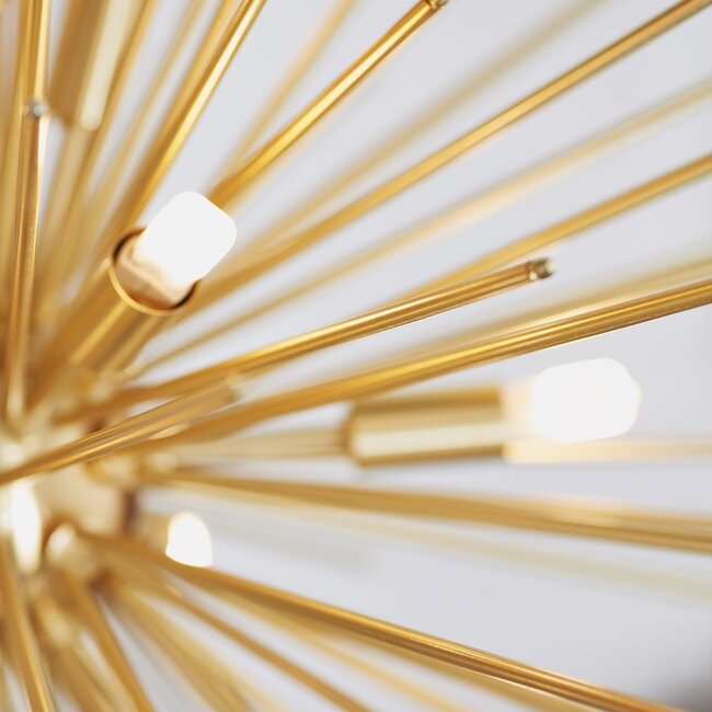 Orta 9lt pendant  - brushed brass