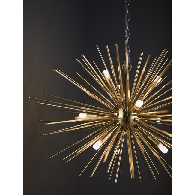 Orta 9lt pendant  - brushed brass