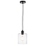 Toledo 1lt Pendant - Black - Factory Second