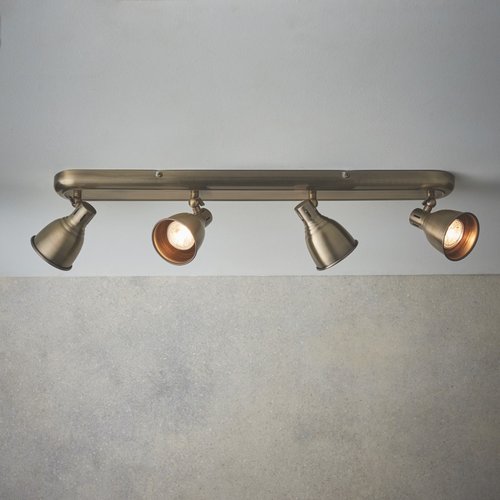 Endon Westbury 4lt Spot - A Brass Endon Westbury 4lt Spot - A Brass