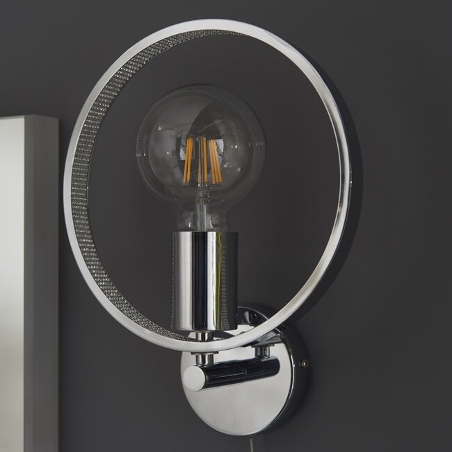 Merola wall IP44  - chrome plate - Factory Second