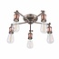 Hal 5lt semi flush 40W - aged pewter - Factory Second