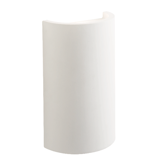 Crescent 2lt wall 2W warm white - white plaster