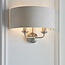 Highclere 2lt Wall - BrChrome/Natural - Factory Second