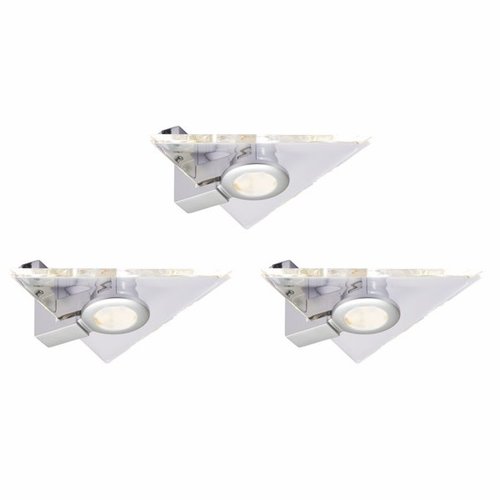 Aether Under Cabinet Fitting 3Pk Triangle