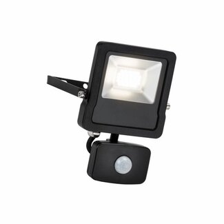 Surge 20W PIR LED Flood Black 4000K