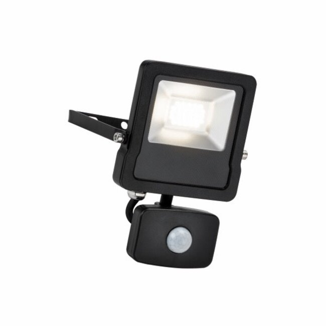 Surge 20W PIR LED Flood Black 4000K