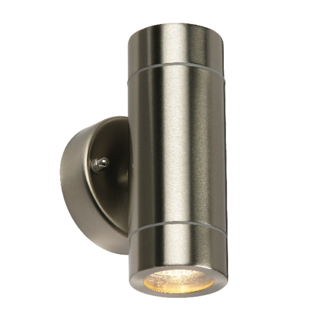 Palin 2 LT Wall brushed steel