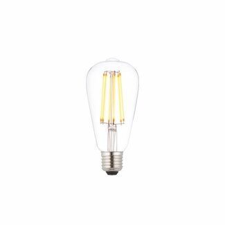 E27 LED Filament Pear Dimmable 6W 1800K Warm White