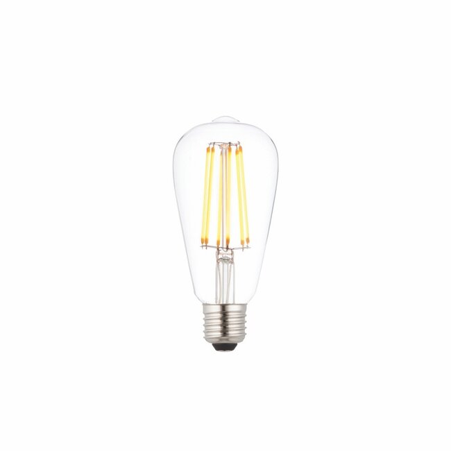 E27 LED Filament Pear Dimmable 6W 1800K Warm White