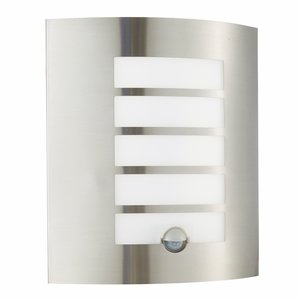 Saxby Bianco LED PIR 1 Light wall