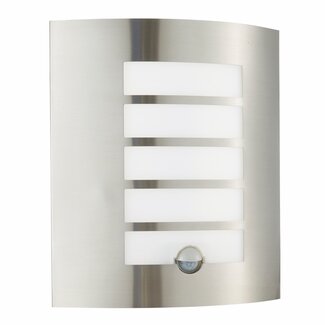 Bianco LED PIR 1 Light wall