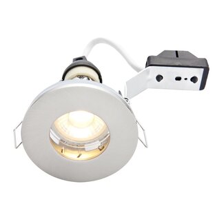 IP65 Downlight LED GU10 Brushed Chrome