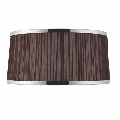 Suffolk 13 inch shade - Chocolate/Nickel Suffolk 13 inch shade - Chocolate/Nickel