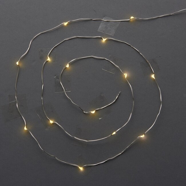 SILVER WIRE LINE LIGHTS 50PK WW