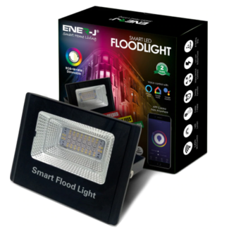 Ener-J WiFi Smart RGB+W+WW 16W LED Floodlight In ENERJSMART APP