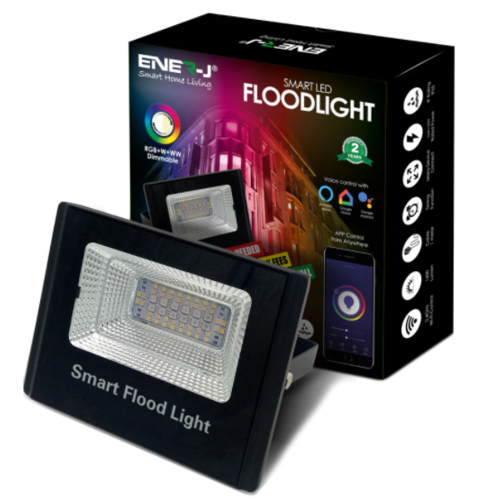 Ener-J WiFi Smart RGB+W+WW 16W LED Floodlight In ENERJSMART APP Ener-J WiFi Smart RGB+W+WW 16W LED Floodlight In ENERJSMART APP