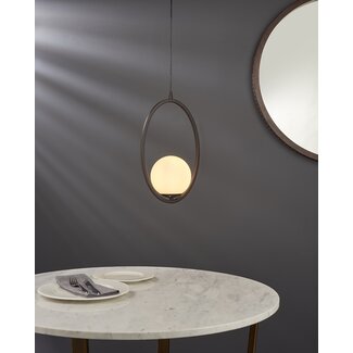 Eden Pendant Rubbed Bronze Paint - Factory Second