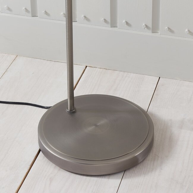Hansen Task Floor Light Brushed Silver