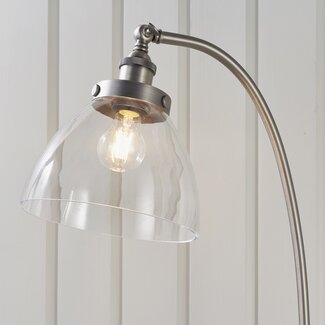 Hansen Task Floor Light Brushed Silver