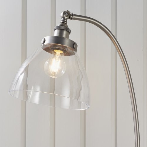 Hansen Task Floor Light Brushed Silver - Factory Second Hansen Task Floor Light Brushed Silver - Factory Second