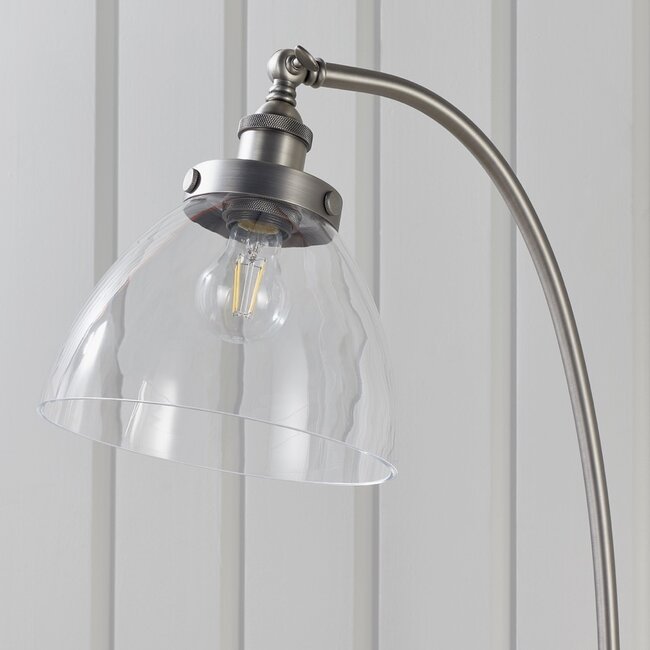 Hansen Task Floor Light Brushed Silver
