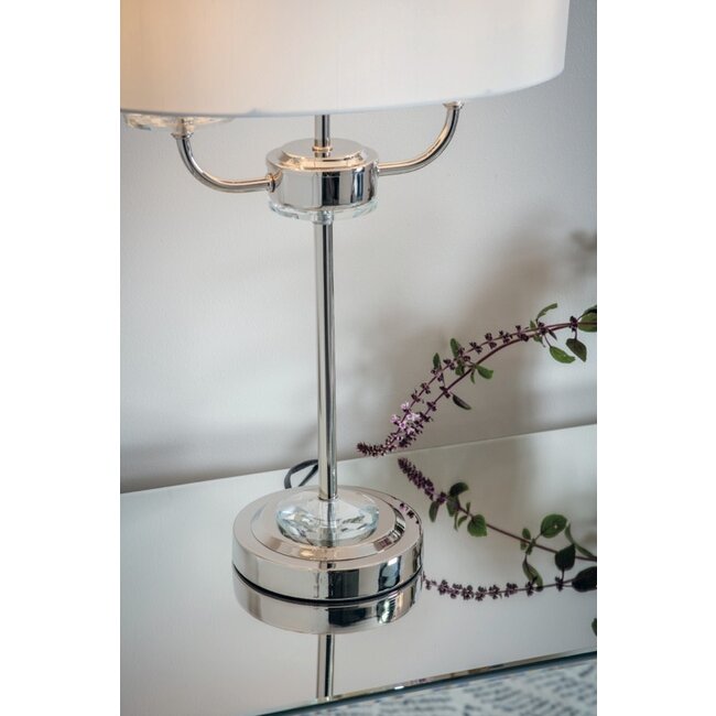 Nixon 2lt Table Satin/chrome - Factory Second