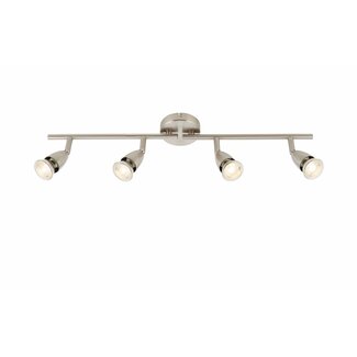 Amalfi 4LT Bar 50w Spot -Satin Nickel