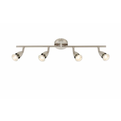 Amalfi 4LT Bar 50w Spot -Satin Nickel - Factory Second Amalfi 4LT Bar 50w Spot -Satin Nickel - Factory Second