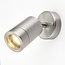 Palin Spot Wall IP44 7W - Brushed Stainless Steel