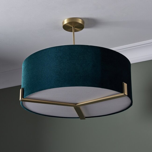 Hayfield 3lt Pendant - Ant Brass - Factory Second