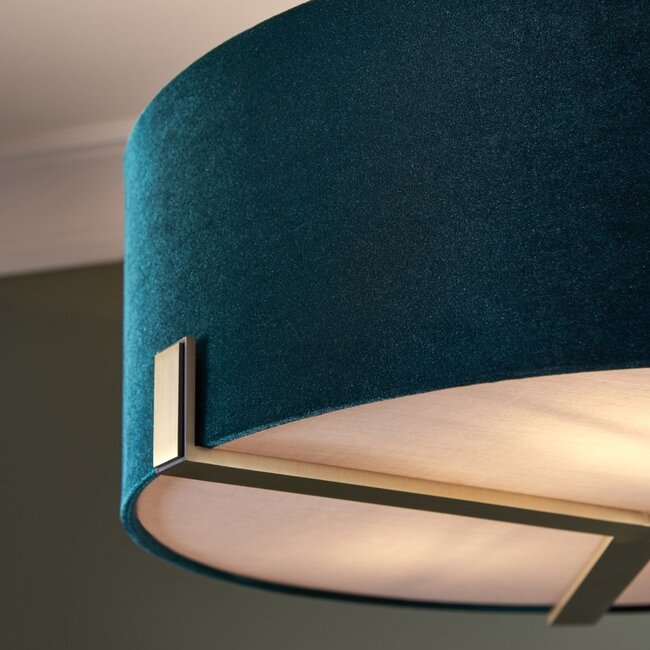 Hayfield 3lt Pendant - Ant Brass - Factory Second