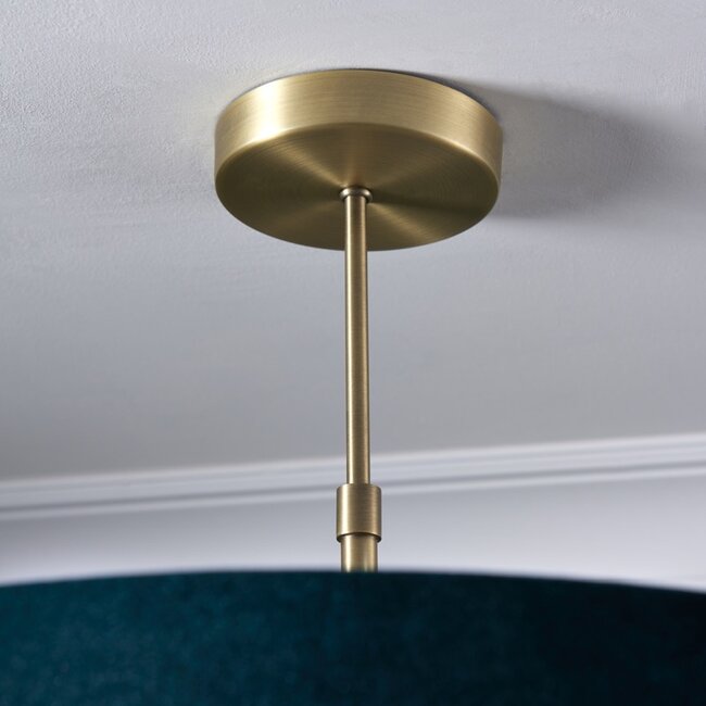 Hayfield 3lt Pendant - Ant Brass - Factory Second