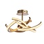 Lorenzo 4lt Semi flush - Gold