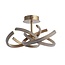 Lorenzo 4lt Semi flush - Gold