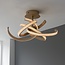 Lorenzo 4lt Semi flush - Gold