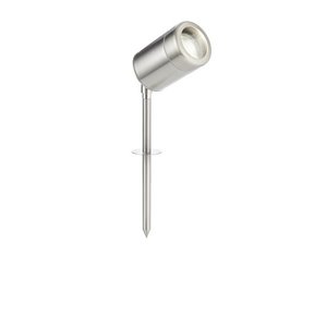 Saxby Odyssey Spike IP65 35W Floor - Brushed Stainless Steel