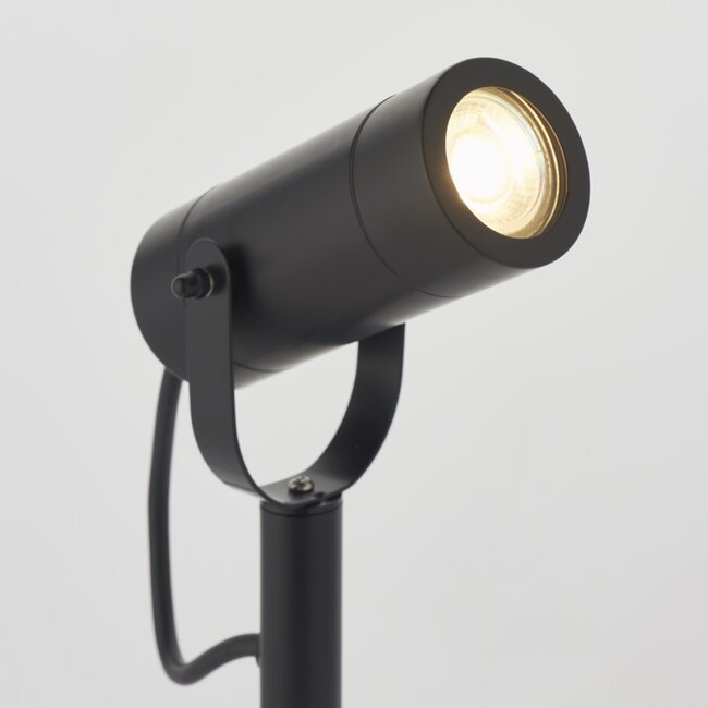 310mm Spike Matt black paint & clear glass