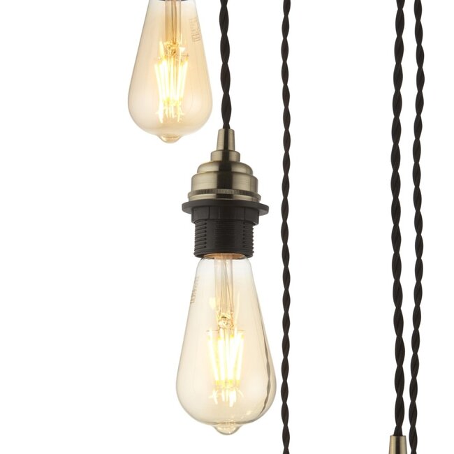 Contemporary cable set 5lt Pendant