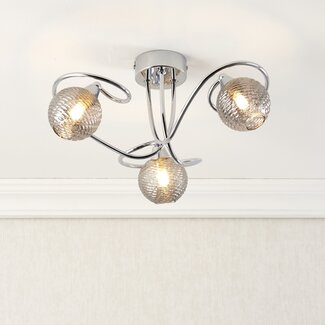 Twirl 3 Lamp Ceiling Light