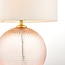 Rose Textured Glass Table Lamp