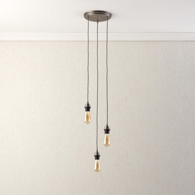 Contemporary cable set 3lt Pendant