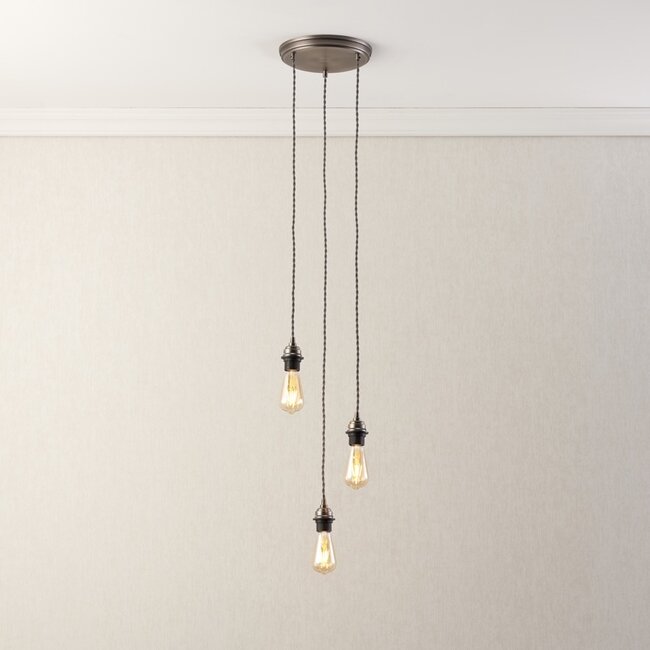 Contemporary cable set 3lt Pendant