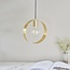 Hoop 1lt Pendant Brushed Gold - Factory Second