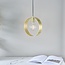 Hoop 1lt Pendant Brushed Gold - Factory Second