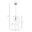 Stars and Moon 1 Light Pendant Ceiling Fitting